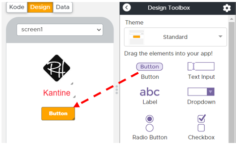 Drag button