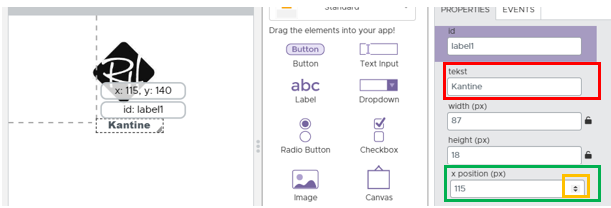 Drag button